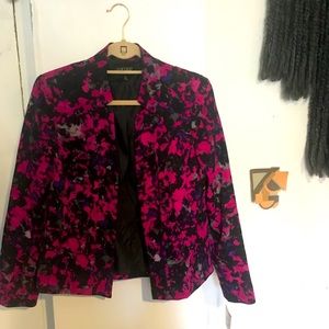 silky NWT abstract print blazer